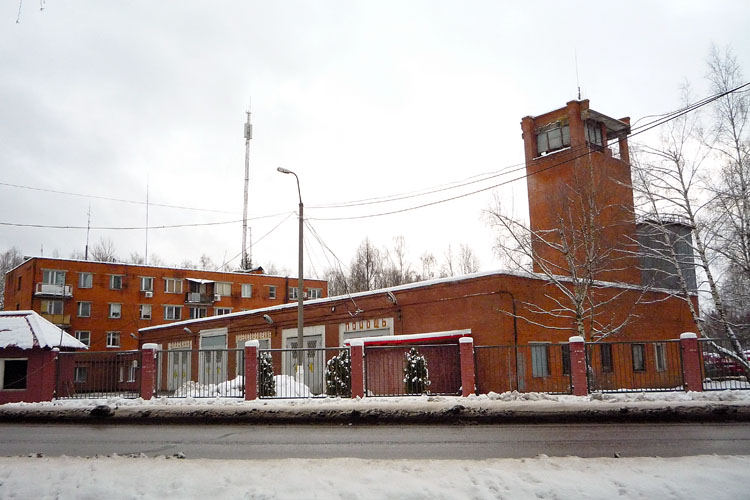 Пожарная часть в Троицке