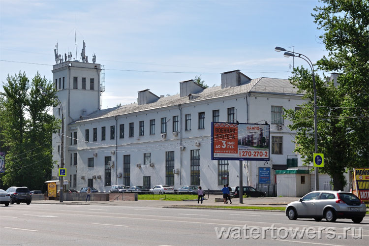 Перестроенное здание пожарной части в Тушино