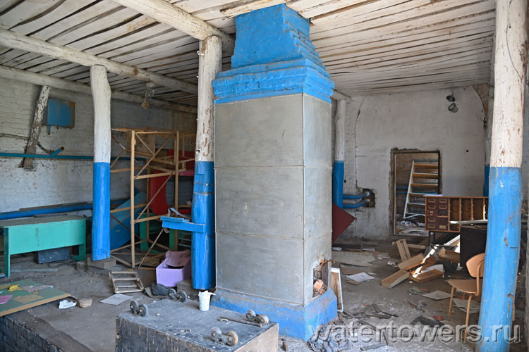 Пожарное депо в Рождествено изнутри Пожарное депо в Рождествено изнутри