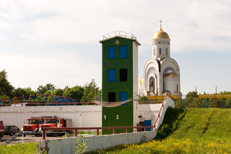 Пожарная часть в Парке Победы