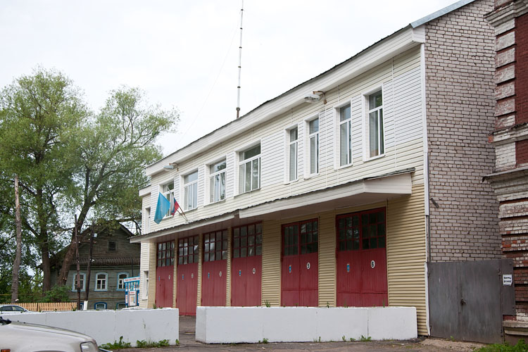 Пожарная часть в Бологом