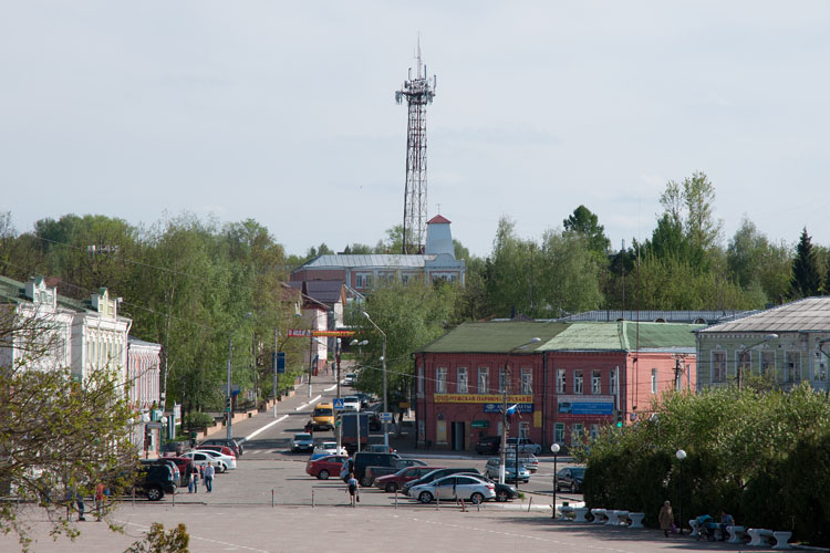 Здание пожарной части в Волоколамске