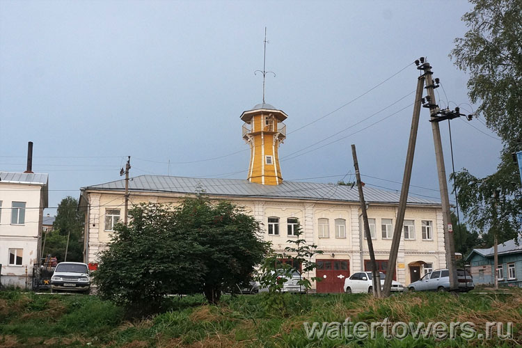 Пожарная часть с каланчой в Галиче