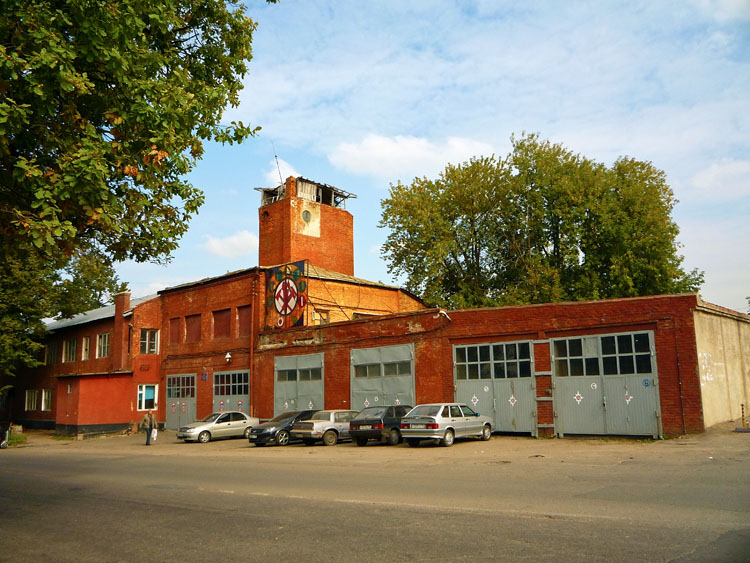 Климовск, пожарная часть на Индустриальной улице