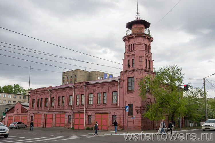 Старинная пожарная часть в Чите
