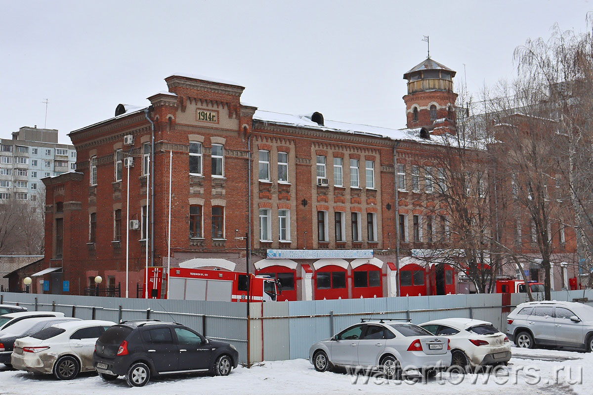 Здание 4-й пожарной части города Самары в Мещанском поселке