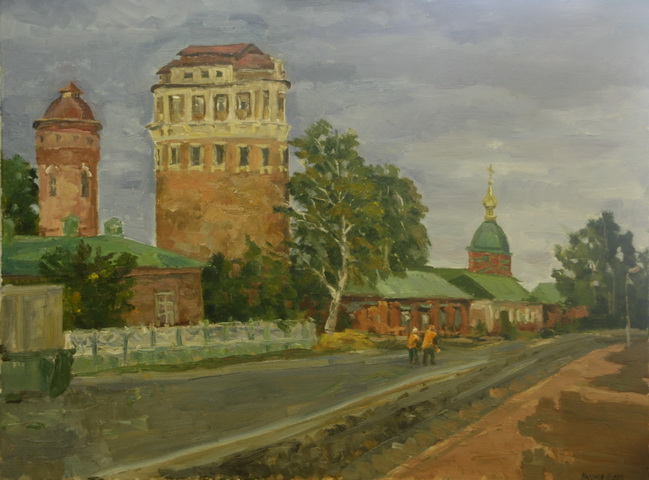 Насонов Николай Алексеевич. Вокзальный перрон. (Станция Астапово), 2011 г. Насонов Николай Алексеевич. Вокзальный перрон. (Станция Астапово), 2011 г.