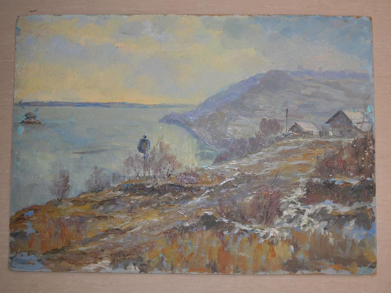Рябов Вячеслав Федорович. Картина «Волга у Кашпира», 1976 г.