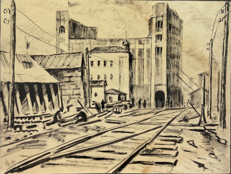 Колосов Алексей Константинович. Самарский элеватор, 1929 г.