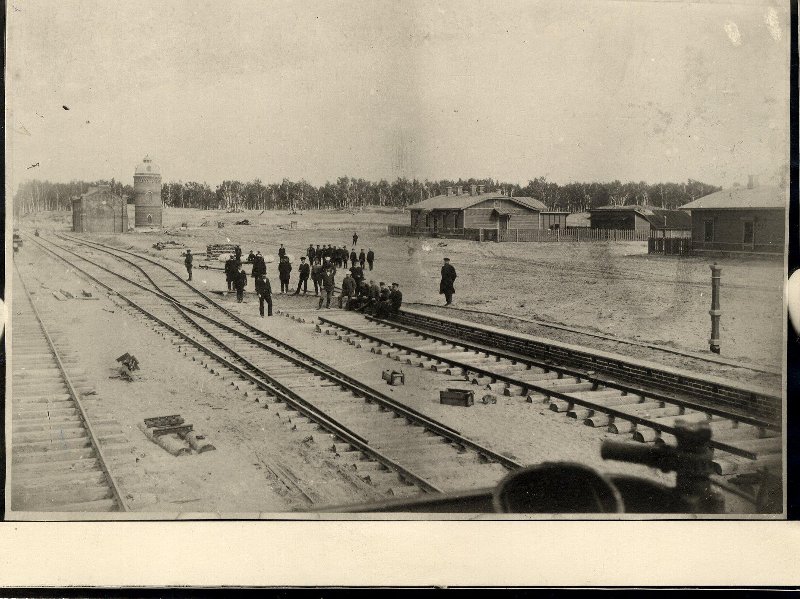 Строительство железной дороги через Сердобск, 1893 г. Строительство железной дороги через Сердобск, 1893 г.