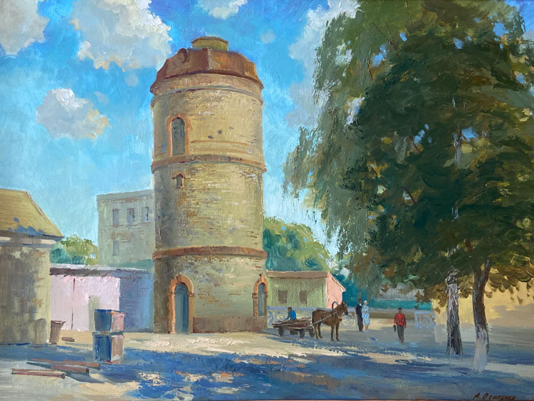 Осипенко Александр Арсеньевич. «Башня в Унече», 2012 год Осипенко Александр Арсеньевич. «Башня в Унече», 2012 год
