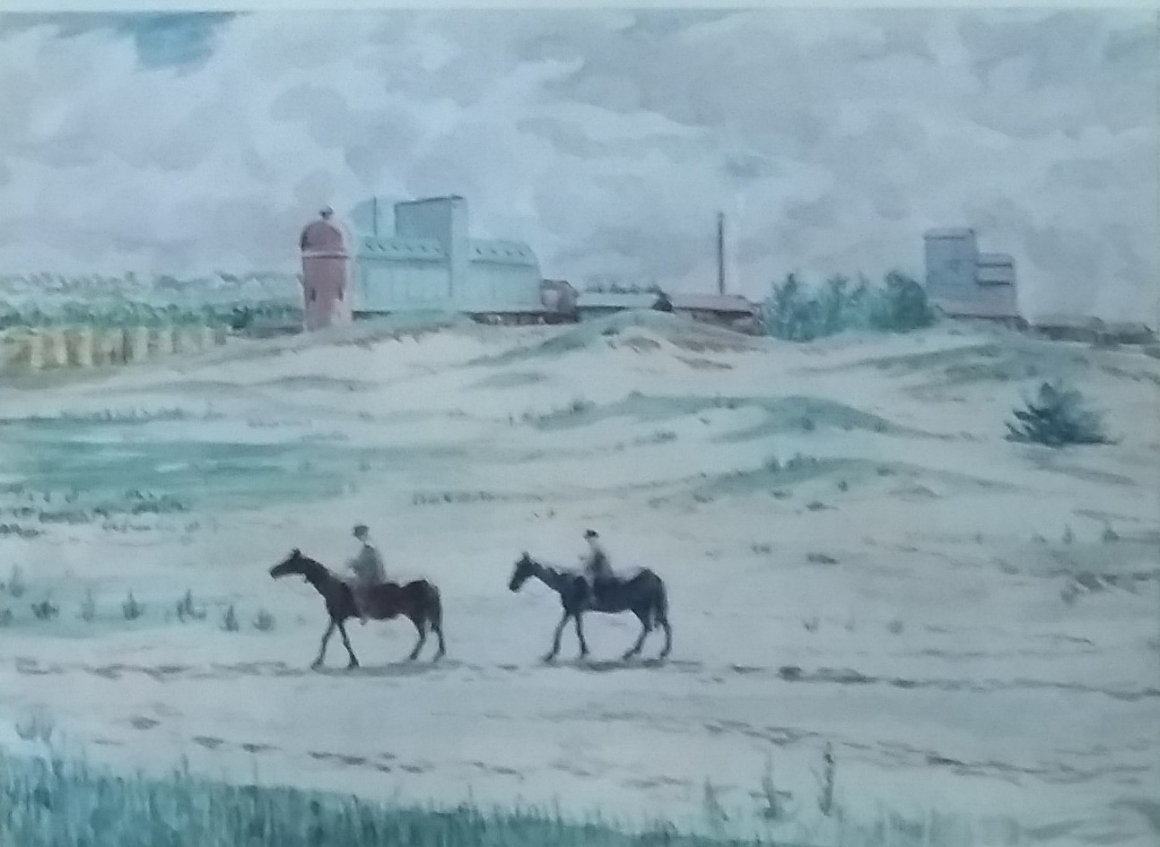 «Сердобск в районе элеватора», Н.В. Кузьмин, 1927 г. «Сердобск в районе элеватора», Н.В. Кузьмин, 1927 г.