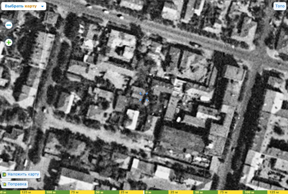 Спутниковый снимок Уфы, 1966 год