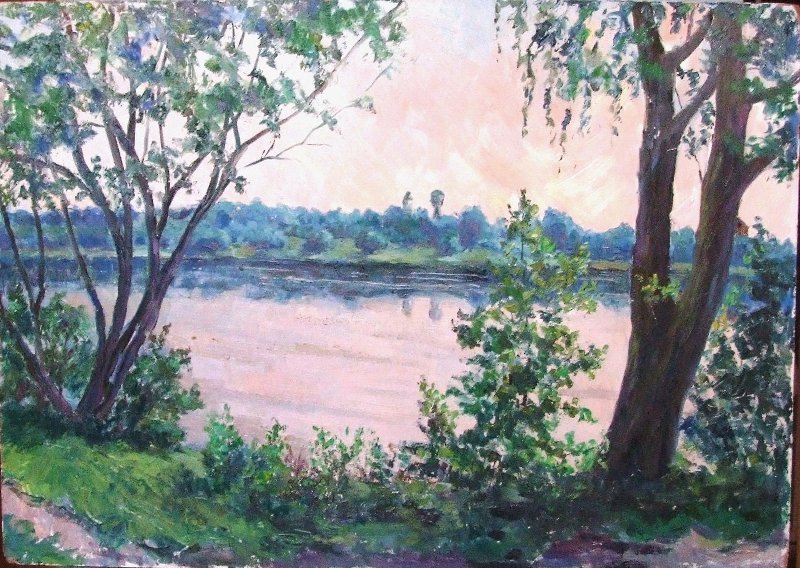 Раменское, пейзаж с водонапорной башней