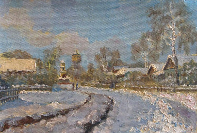 Раменское, пейзаж с водонапорной башней