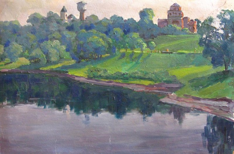 Раменское, пейзаж с водонапорной башней