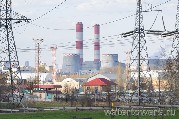 Градирни московской ТЭЦ-25