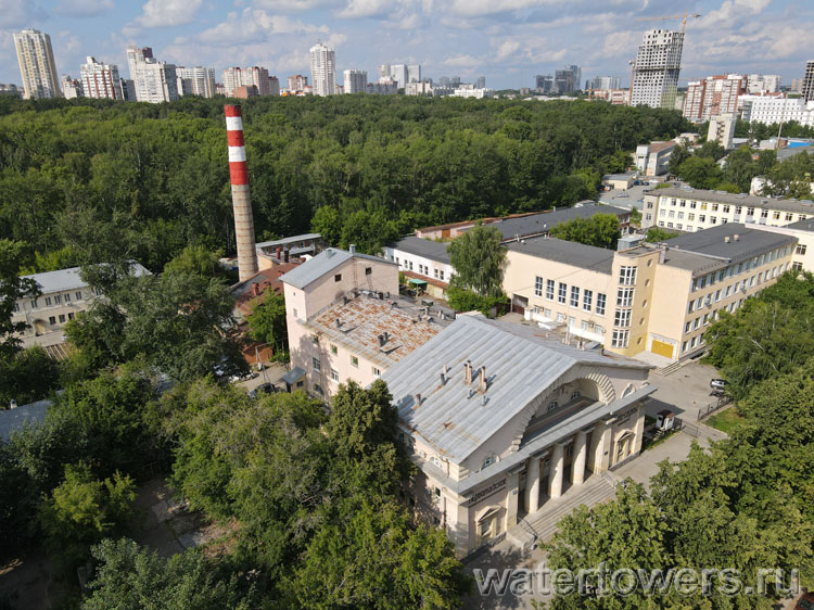 Екатеринбург, баня № 5 на Первомайской улице, вид сверху