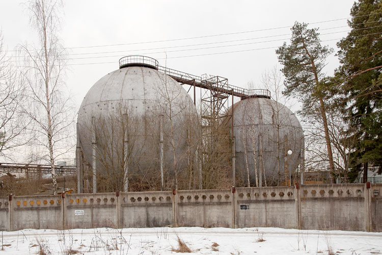 Газгольдеры Троицкого института инновационных и термоядерных исследований