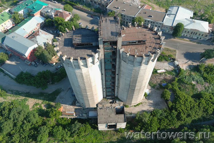 Самарский элеватор, вид сверху