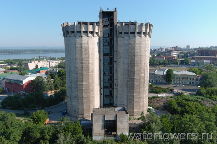 Самарский элеватор, вид сверху