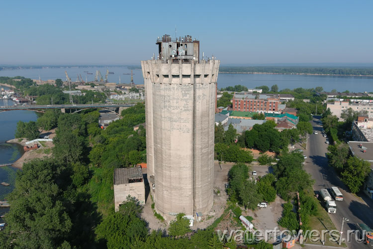 Самарский элеватор, вид сверху