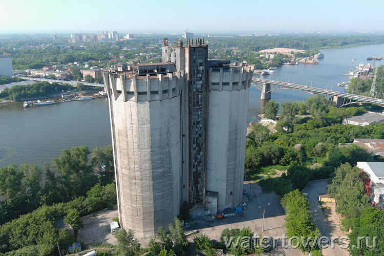 Самарский элеватор, вид сверху