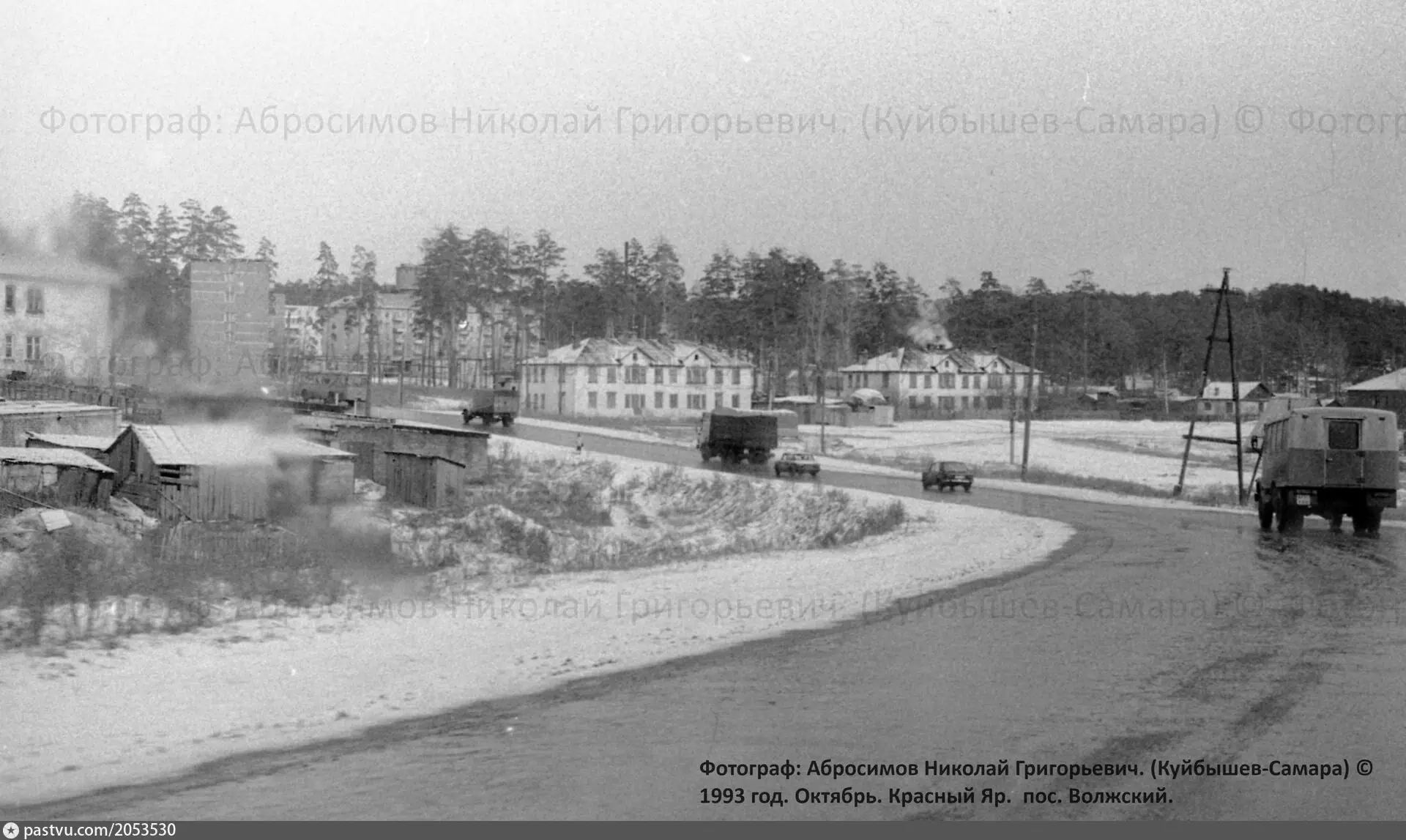 Поселок Волжский, Жилгородок, водонапорная башня, 1993 год Поселок Волжский, Жилгородок, водонапорная башня, 1993 год