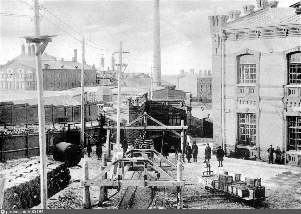 Жигулевский пивзавод,вход в туннель с бондарного двора, 1905–1915 гг.