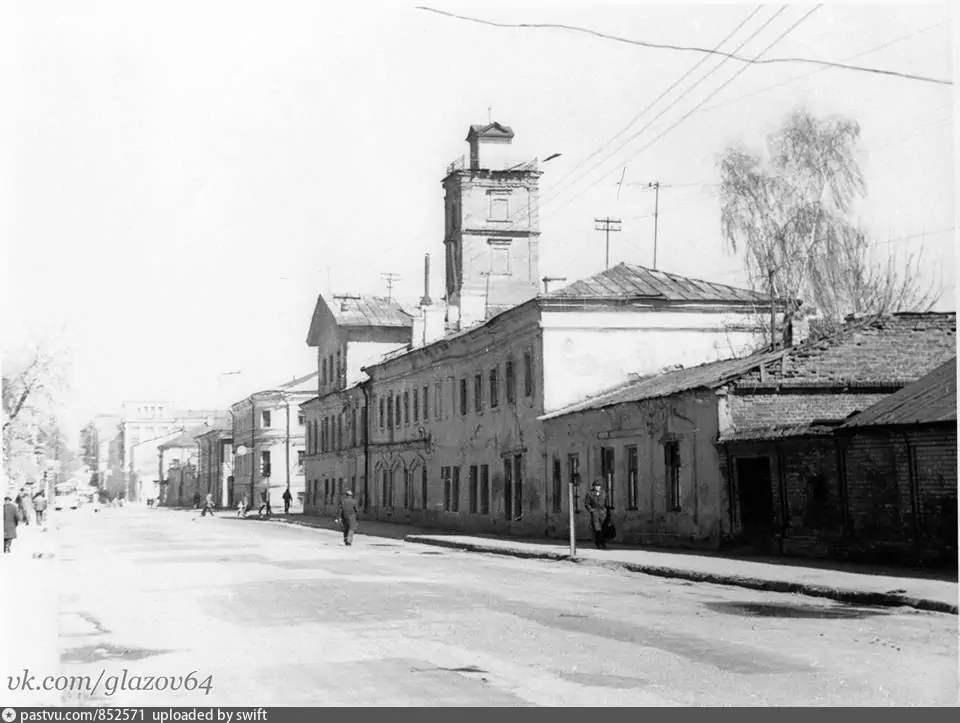 Пожарная каланча на улице Кирова, 1970 гг. Пожарная каланча на улице Кирова, 1970 гг.