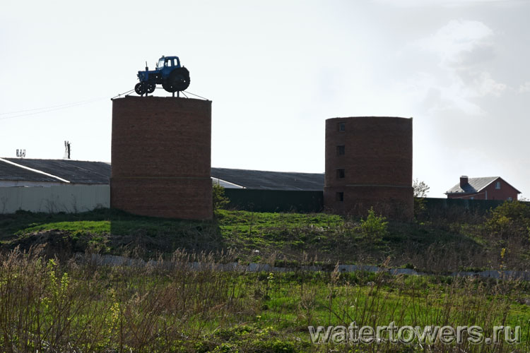 Две силосных башни в Новоселках