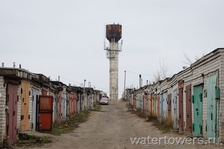 Водонапорная башня в Рыбном