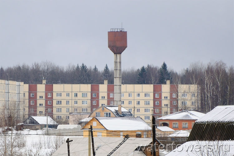 Бесшатровая водонапорная башня в Тиликтино