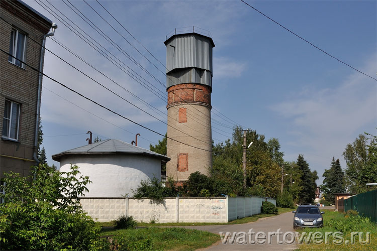 Водонапорная башня в поселке Гжель
