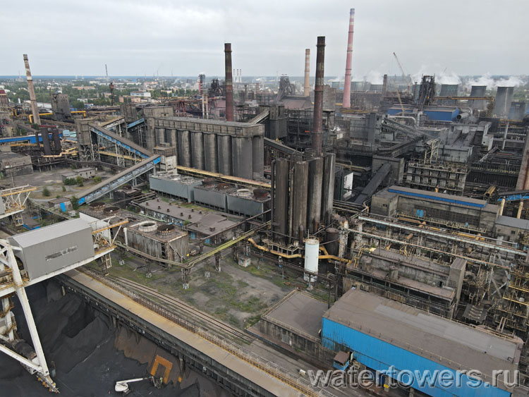 Угольный склад и коксогазовый завод НЛМК