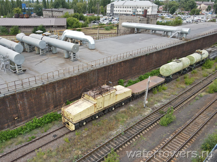 Промышленный электровоз EL2 на путях НЛМК
