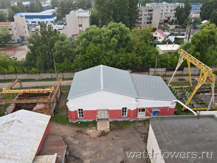 Производственные корпуса Ярославского вагоноремонтного завода, вид сверху