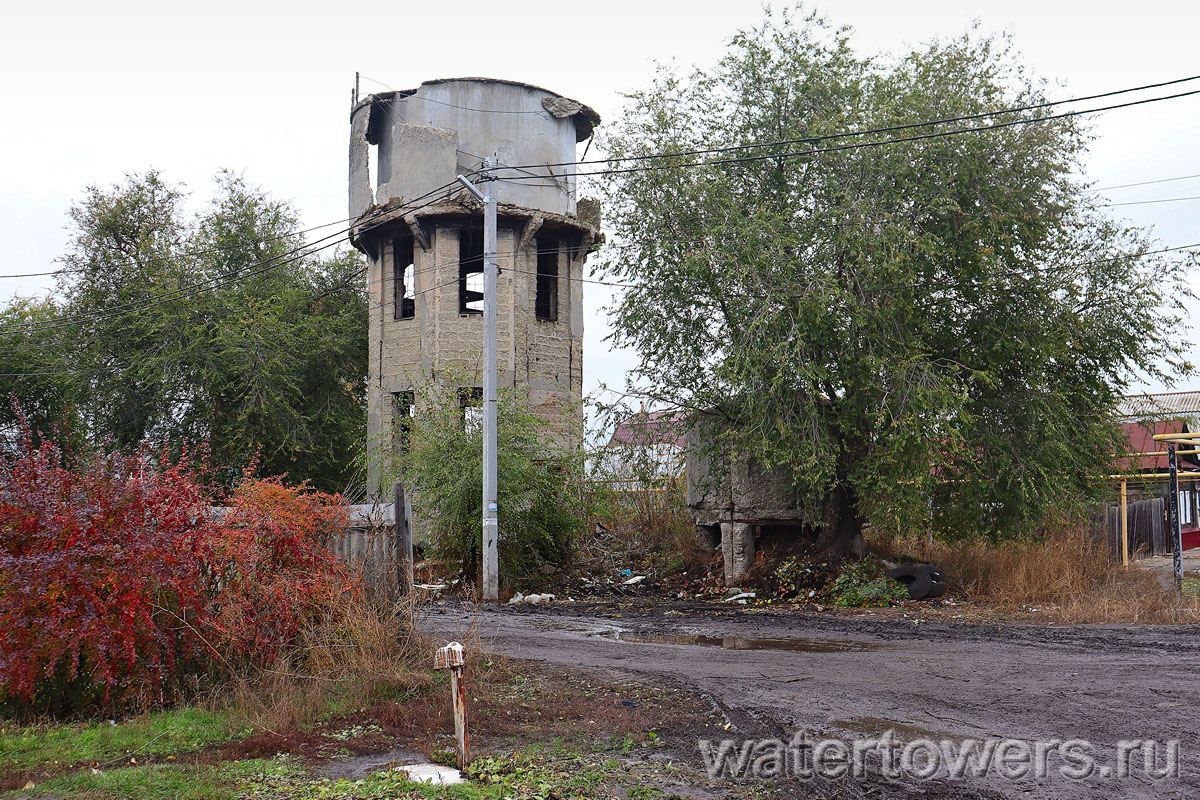 Сызрань, заброшенная водонапорная башня на улице Скворцова