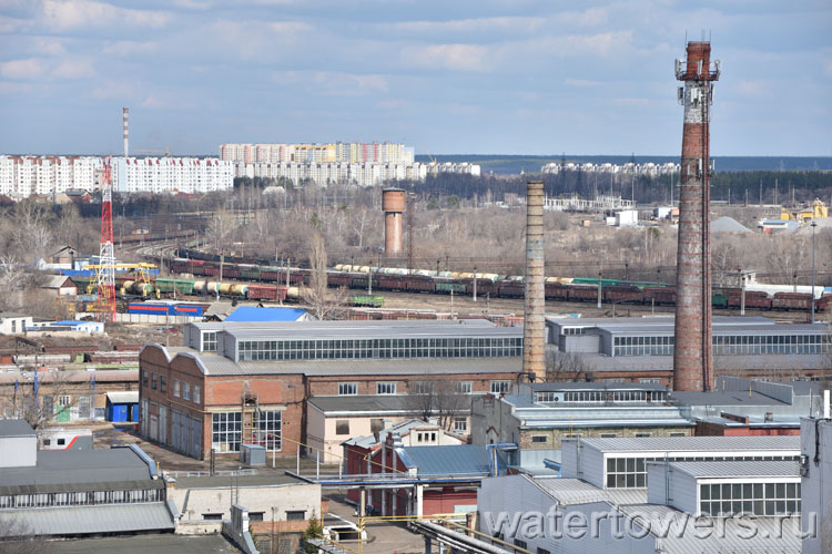 ВВРЗ, вагоноремонтный цех и трубы котельной