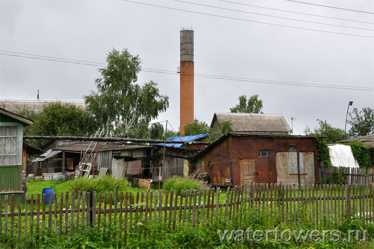 Водонапорная башня в поселке Нудоль
