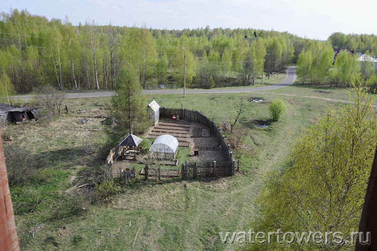 Вид с водонапорной башни в Кимрах