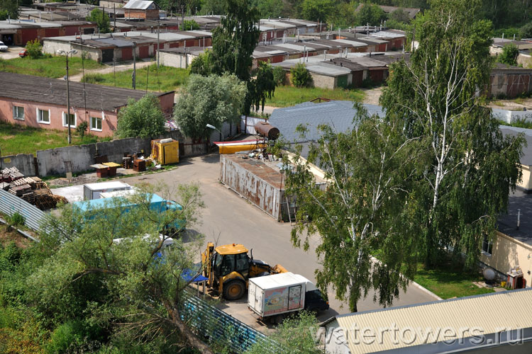 Вид с водонапорной башни в Балабаново