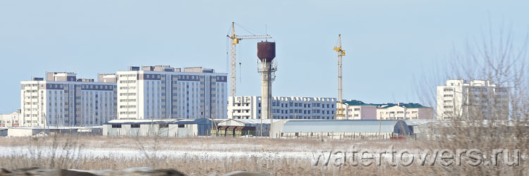 Водонапорная башня в Рыбном
