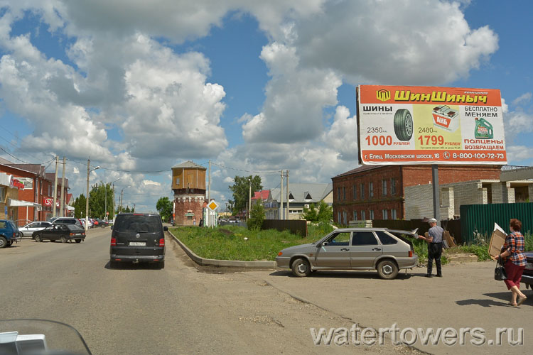 Водонапорная башня в Тербунах