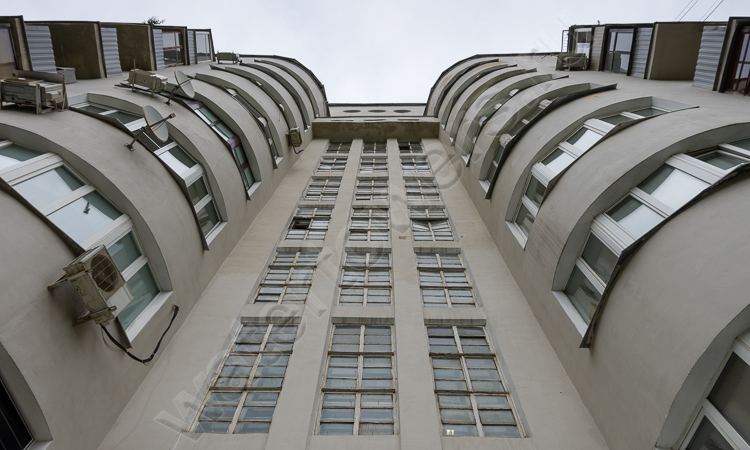 Дом кооператива «Обрабстрой» в Басманном тупике /// House built by cooperative 