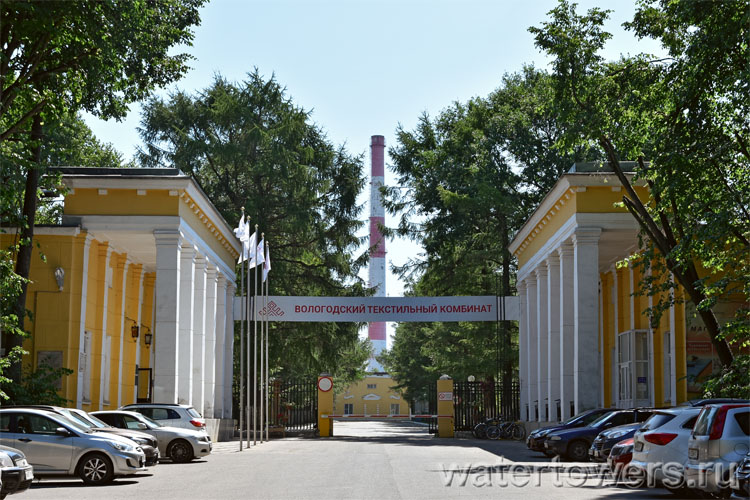 Проходная Вологодского льнокомбината
