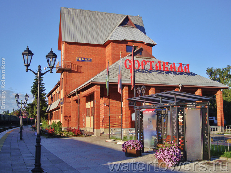 Пассажирское здание станции Сортавала /// The passenger building of Sortavala station Пассажирское здание станции Сортавала /// The passenger building of Sortavala station