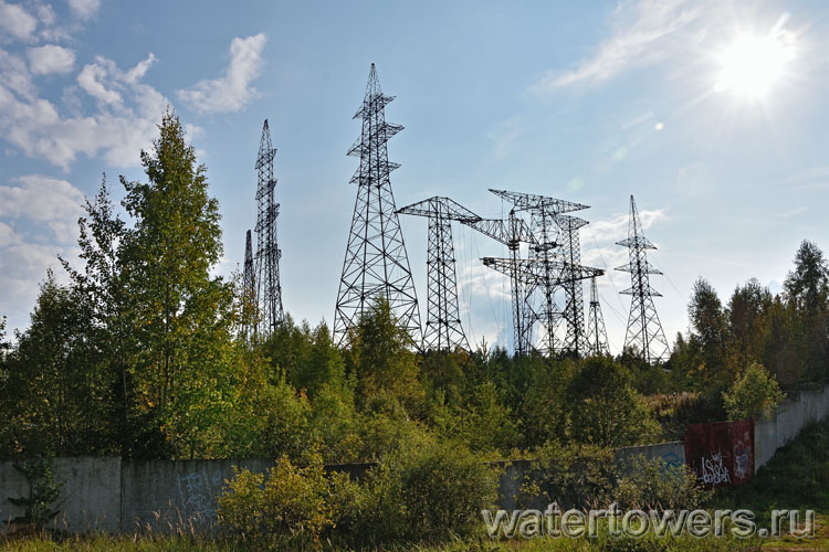 Водонапорная башня ОРГЭС в Золотилово