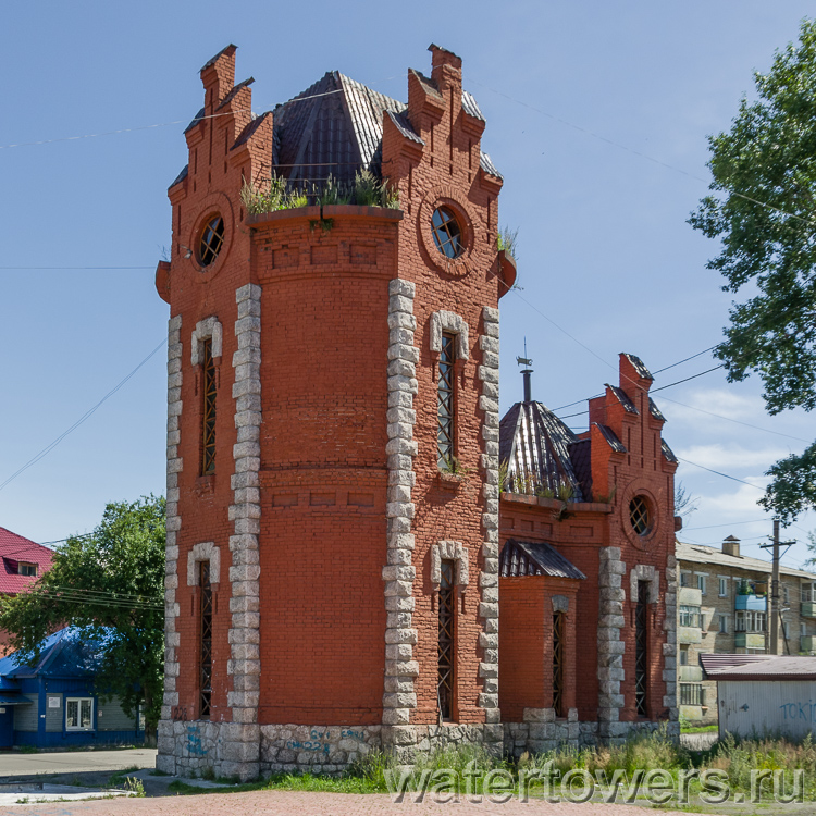 Водонапорная башня в Слюдянке